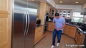 Janet Mason, Riley Reid in Horny Stepmom frames the stepdaughter for sex. Video