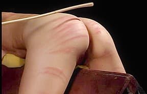 Kinky bitches enjoying BDSM caning and spanking