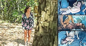 Renee Roulette Gladly Endures Rough Sex & Outdoor Rope Bondage for a Ride - HelplessTeens