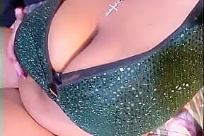 Plus Sized Ebony Babe With Massive Tits