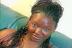 Plus Sized Ebony Babe's First Porn Shoot