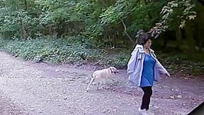 Crazy BBW, Outdoor porn movie