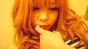 Sarina Tsubaki in Sarina Tsubaki fingered and squirting at the Manga Cafe - AviDolz