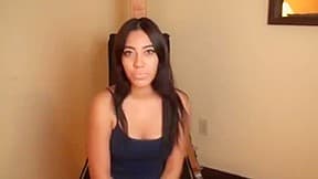 Hispanic Girl Stock Tickle